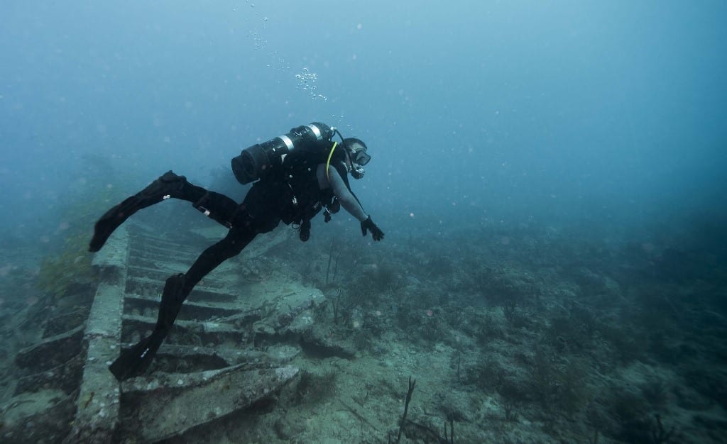 Underwater Cleanup At Folkestone On Saturday