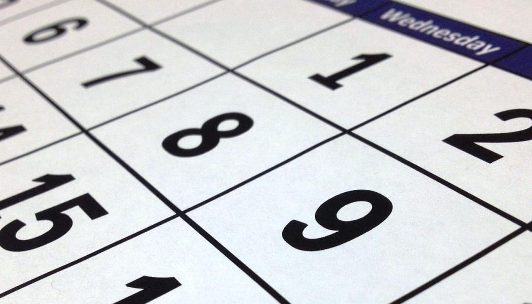 Calendar of Events 2017