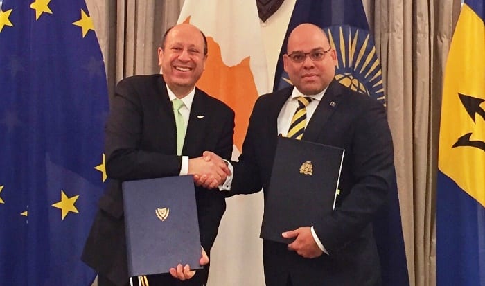 Barbados & Cyprus Sign Agreement