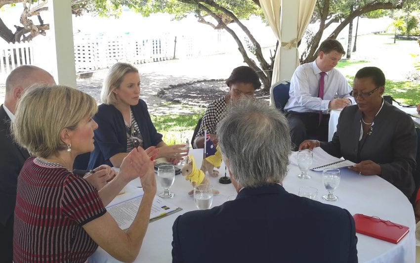 Barbados & Australia Hold Discussions