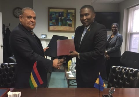 Barbados & Mauritius Sign Protocol To Amend DTA