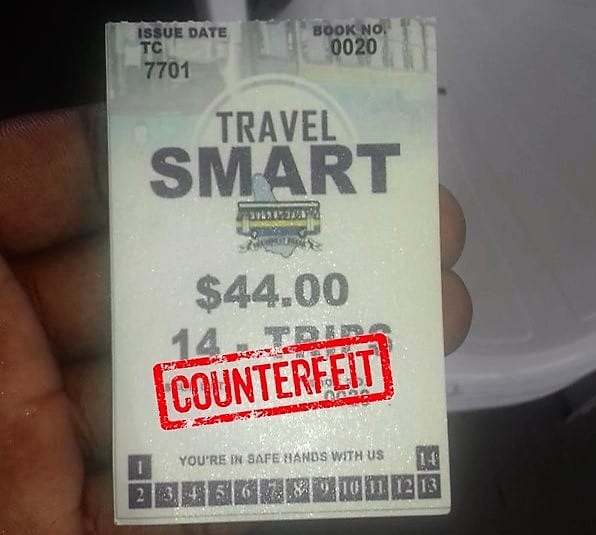 Transport Board: Be On Alert For Fake Tickets