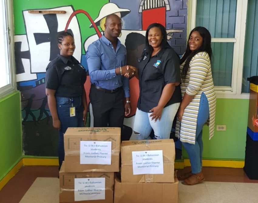Luther Thorne Donates To Bahamian Students At UWI