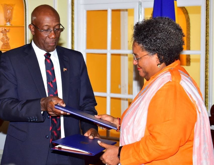 Barbados & Trinidad & Tobago Sign Unitization Agreement