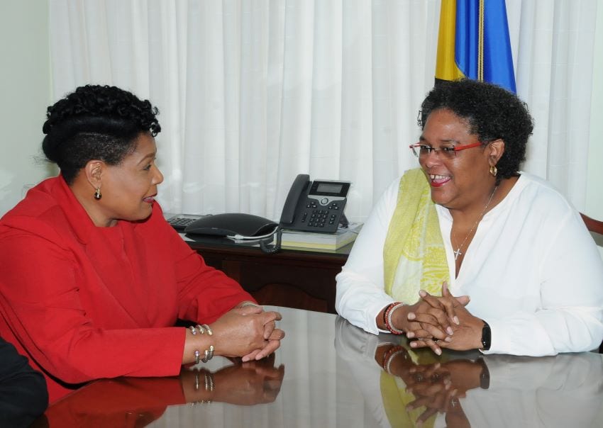 Prime Minister Mottley Meets With T&T’s President