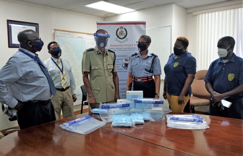 Rbpf Receives Face Shields And Masks Gis