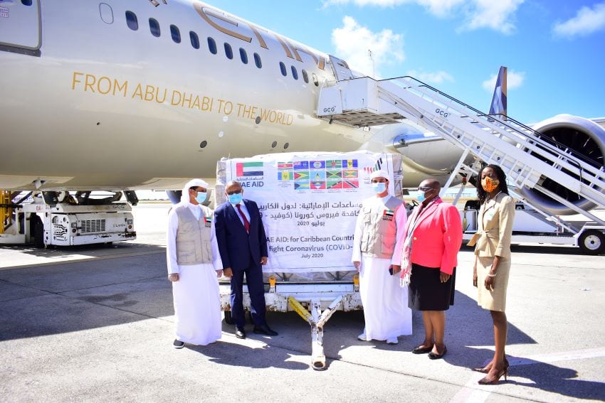 Barbados Receives COVID-19 Supplies From UAE