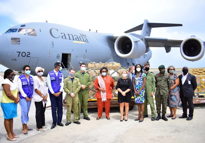 PM Accepts Donation Of COVID-19 Medical Supplies