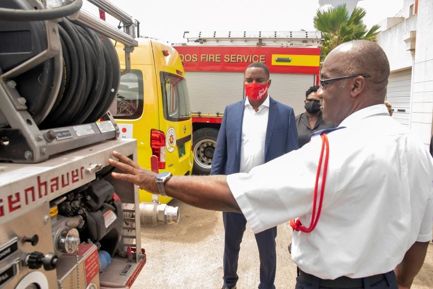 Barbados Fire Service Meets Minister’s Approval