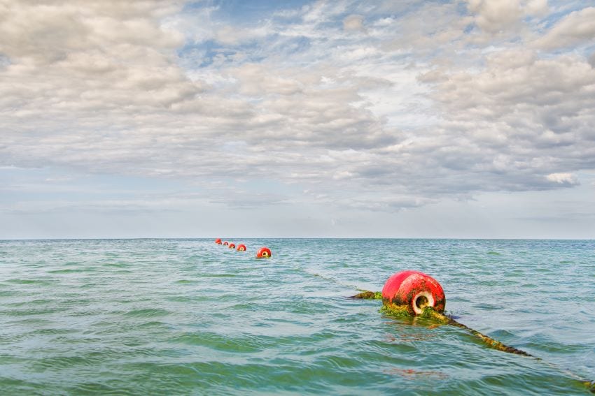 Maritime Affairs Laying Buoys To Ensure Public Safety