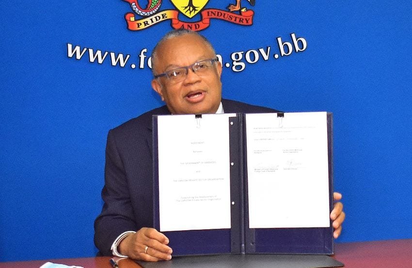Barbados & CPSO Sign Headquarters Agreement