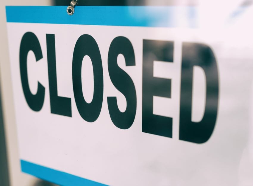 Customs & Excise Department Temporarily Closed