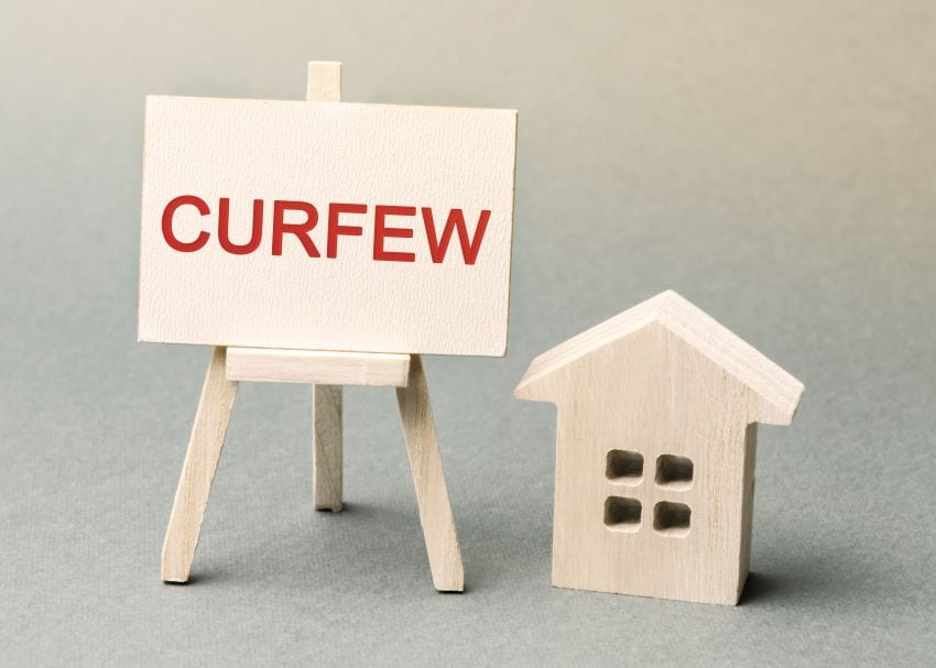 Lifting Of Curfew Dependent On Behaviour