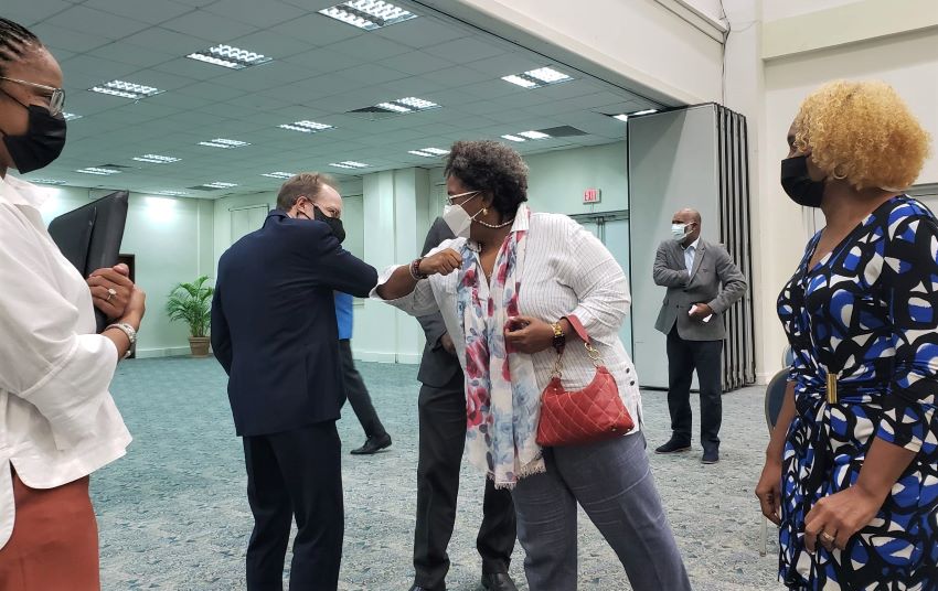 Prime Minister Mottley Meets New BTMI Chief