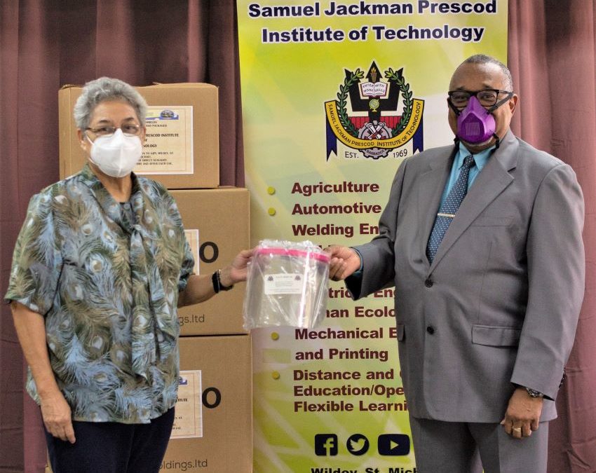 Ferdinand Grateful For Donation Of 100 Face Shields