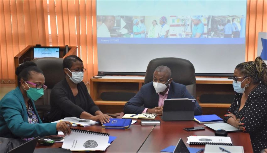 Minister Of Health Receives Warm QEH Welcome