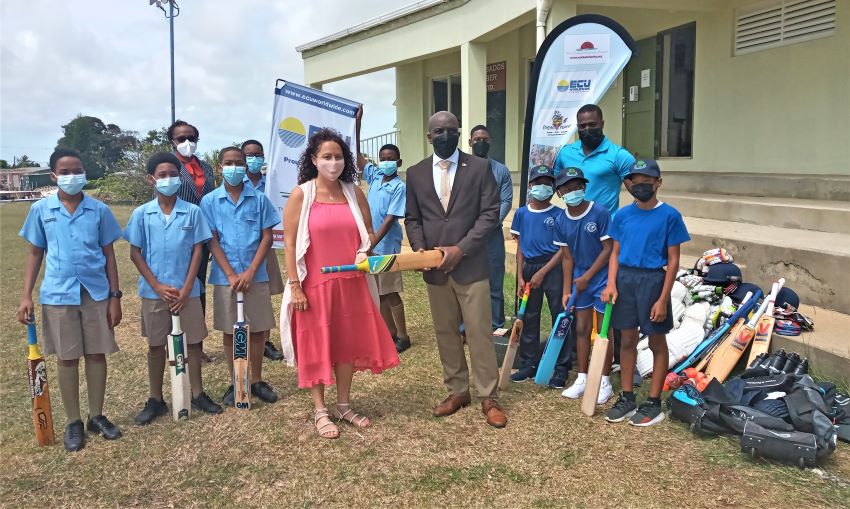 Schools Benefit From Donation Of Cricket Gear