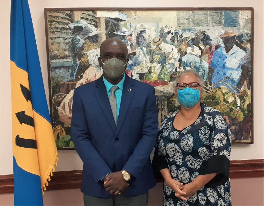 Minister Griffith Holds Talks With UNPFA’s Caribbean Director