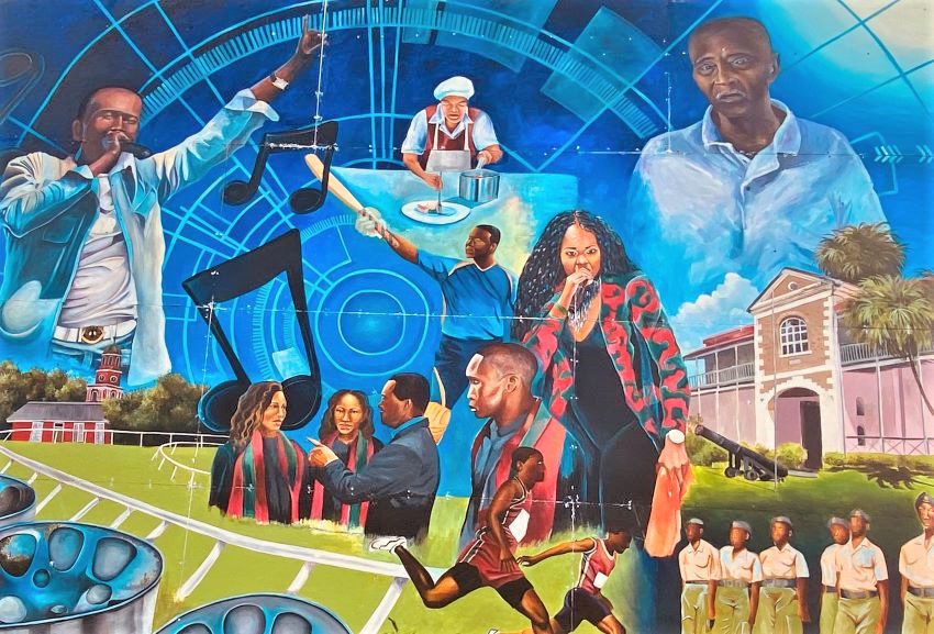 Mural Depicts Trailblazers At Graydon Sealy