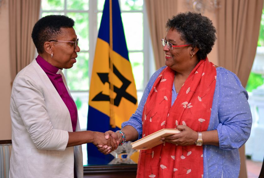 Prime Minister Mottley Meets With Bishop Of Croydon