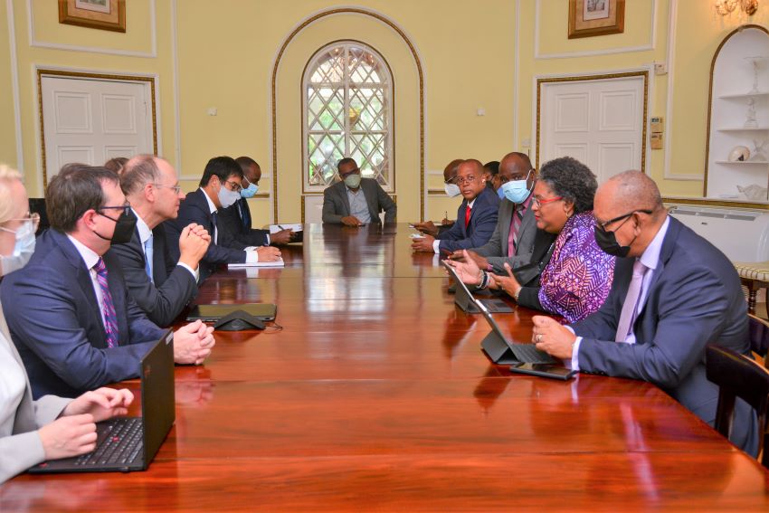 Prime Minister Mottley Holds Talks With IMF
