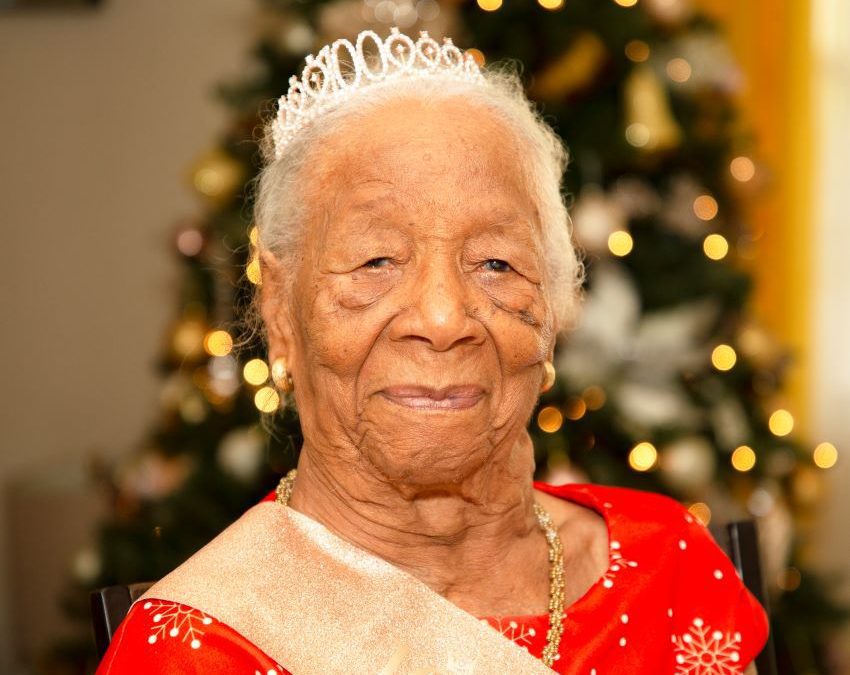 Newest Centenarian Celebrates With Family & Friends Over Holidays