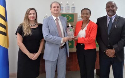 Health Ministry Receives Donation Of Hand Sanitisers