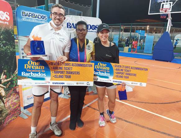 Expo 2020 Dubai Road Tennis Tournament Winner Visiting Barbados