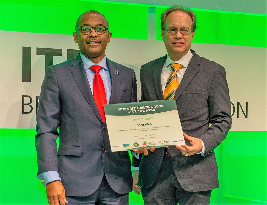 Barbados Wins Top Green Destination Award At ITB Berlin