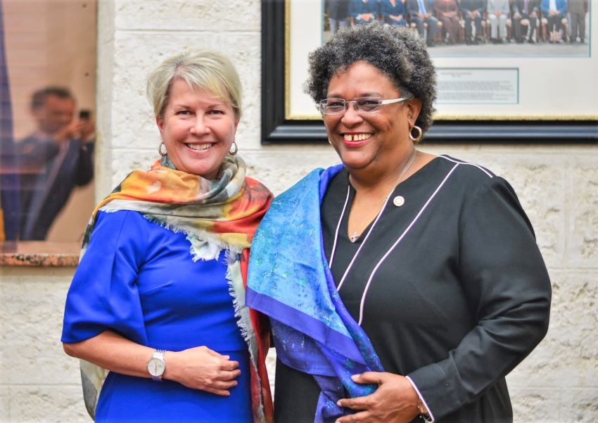 Rotary International’s First Female President Pays Courtesy Call