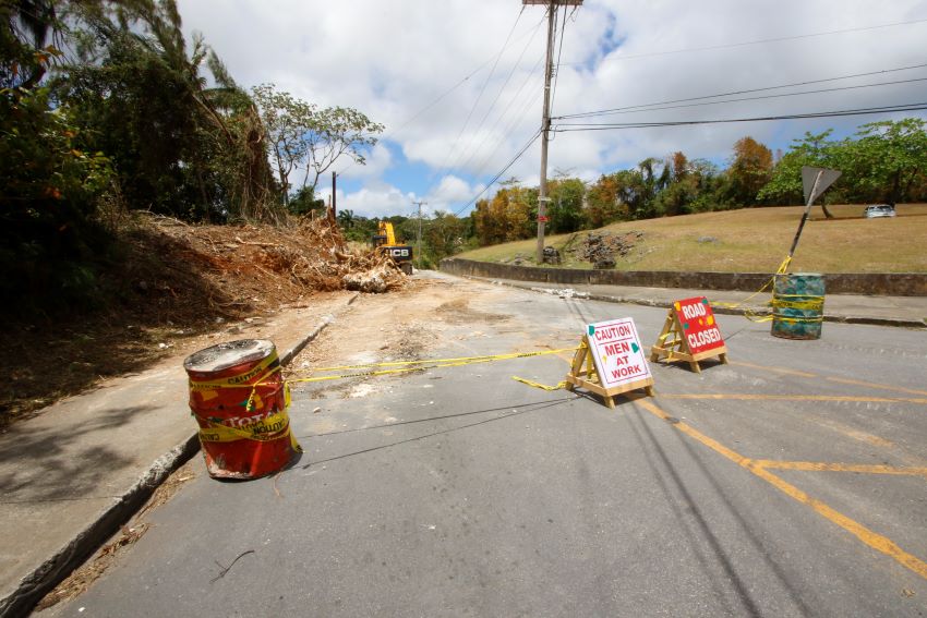 Stoney Gully, St. Thomas Closed Due To Road Works