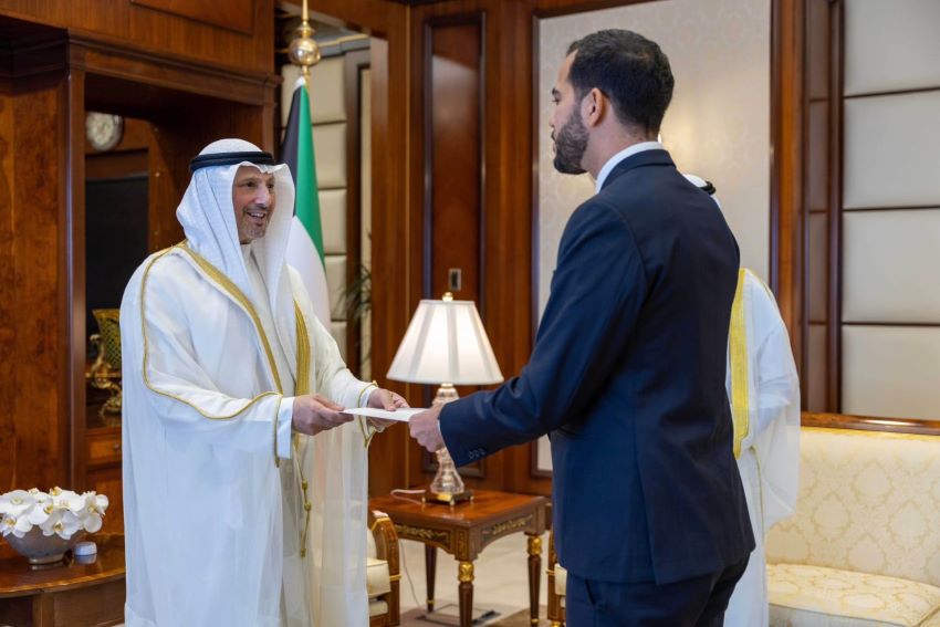 Ambassador Abed Presents Letters Of Credence To Kuwait