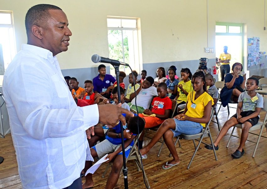 Minister Abrahams Advises Campers To “Choose Wisely”