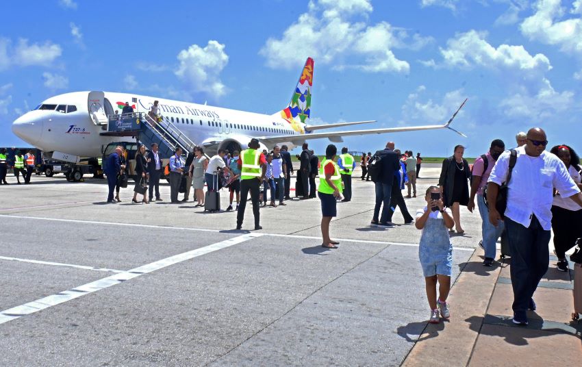 Barbados Welcomes Cayman Airways To Its Shores | GIS