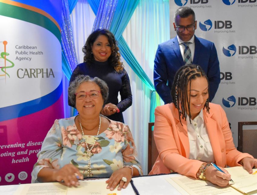 CARPHA & IDB Sign Pandemic Fund Technical Cooperation Agreement