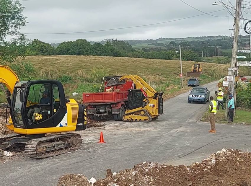 Road Widening In Clifton Hall, St. John