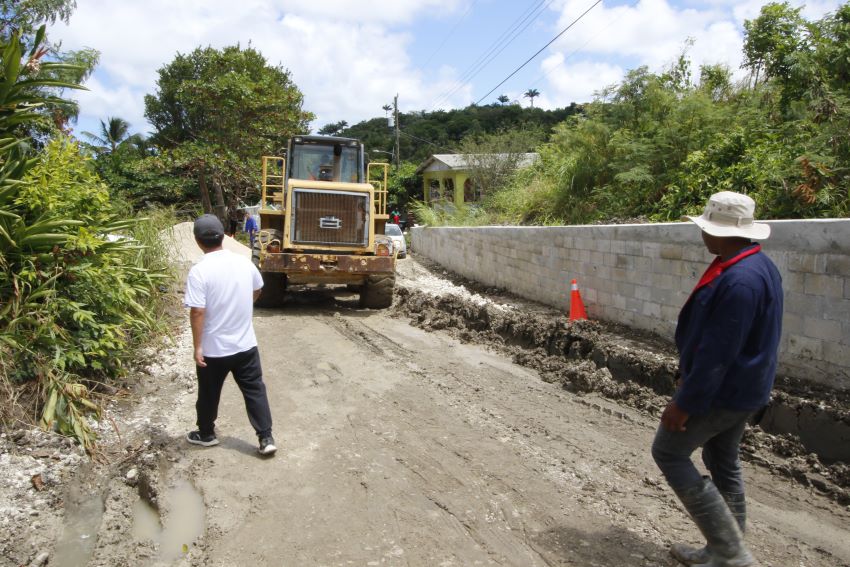 Update On Road Rehabilitation In St. Andrew