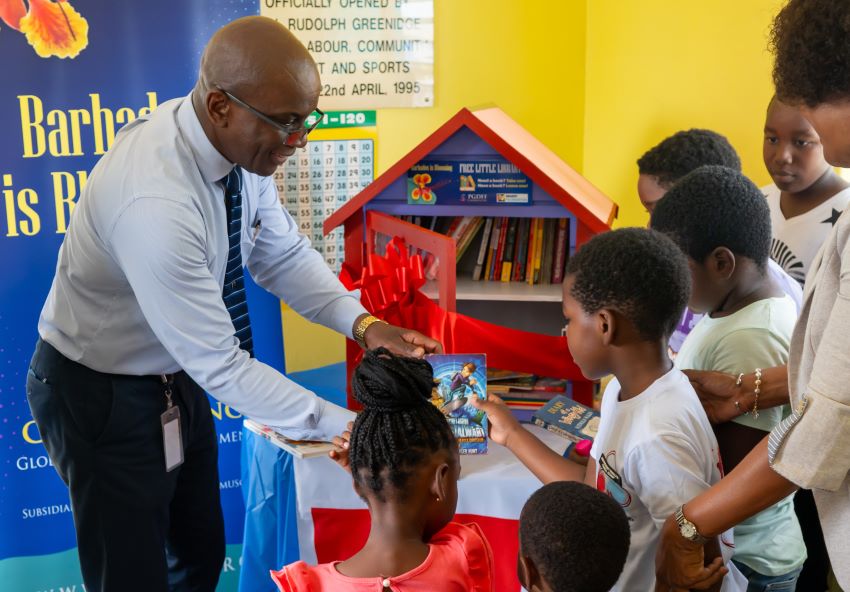 Community Development Department Opens Little Library In St. John