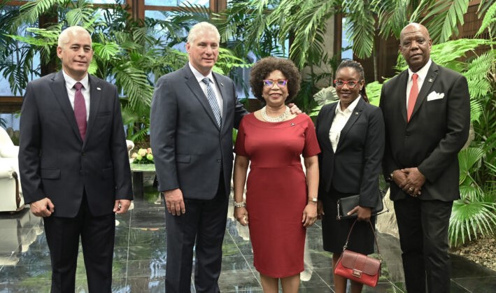 Barbados’ Ambassador to Cuba Presents Credentials To President