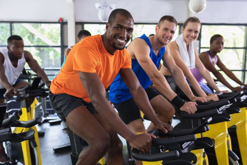 Spin Classes At Psychiatric Hospital Gym