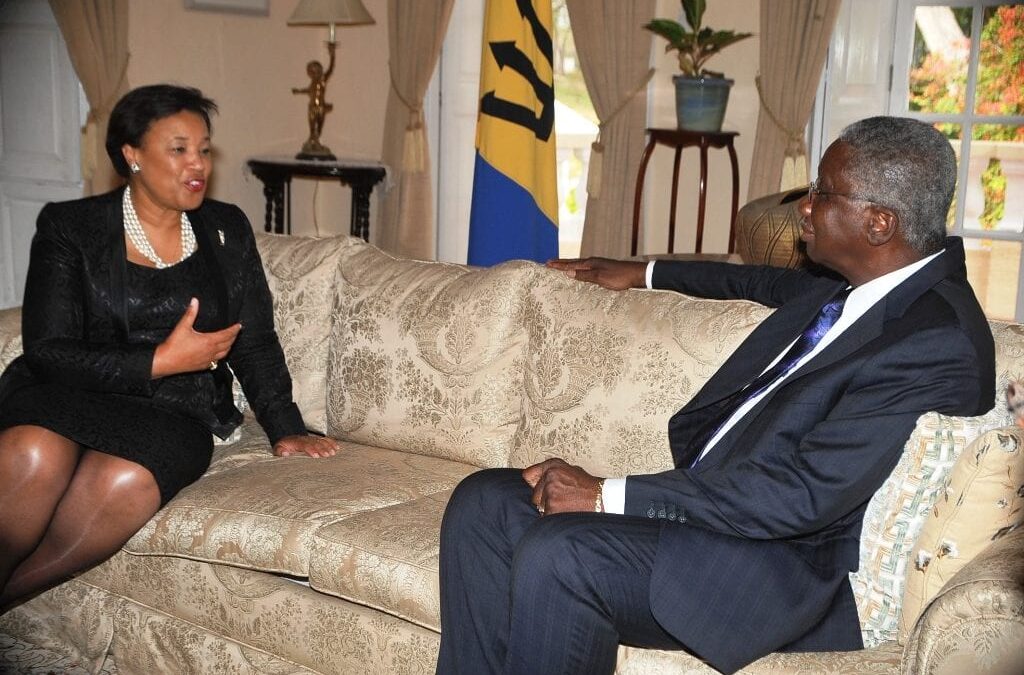 PM Stuart Meets With Baroness Scotland